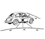Zierleisensatz-vw-käfer52-62-tür